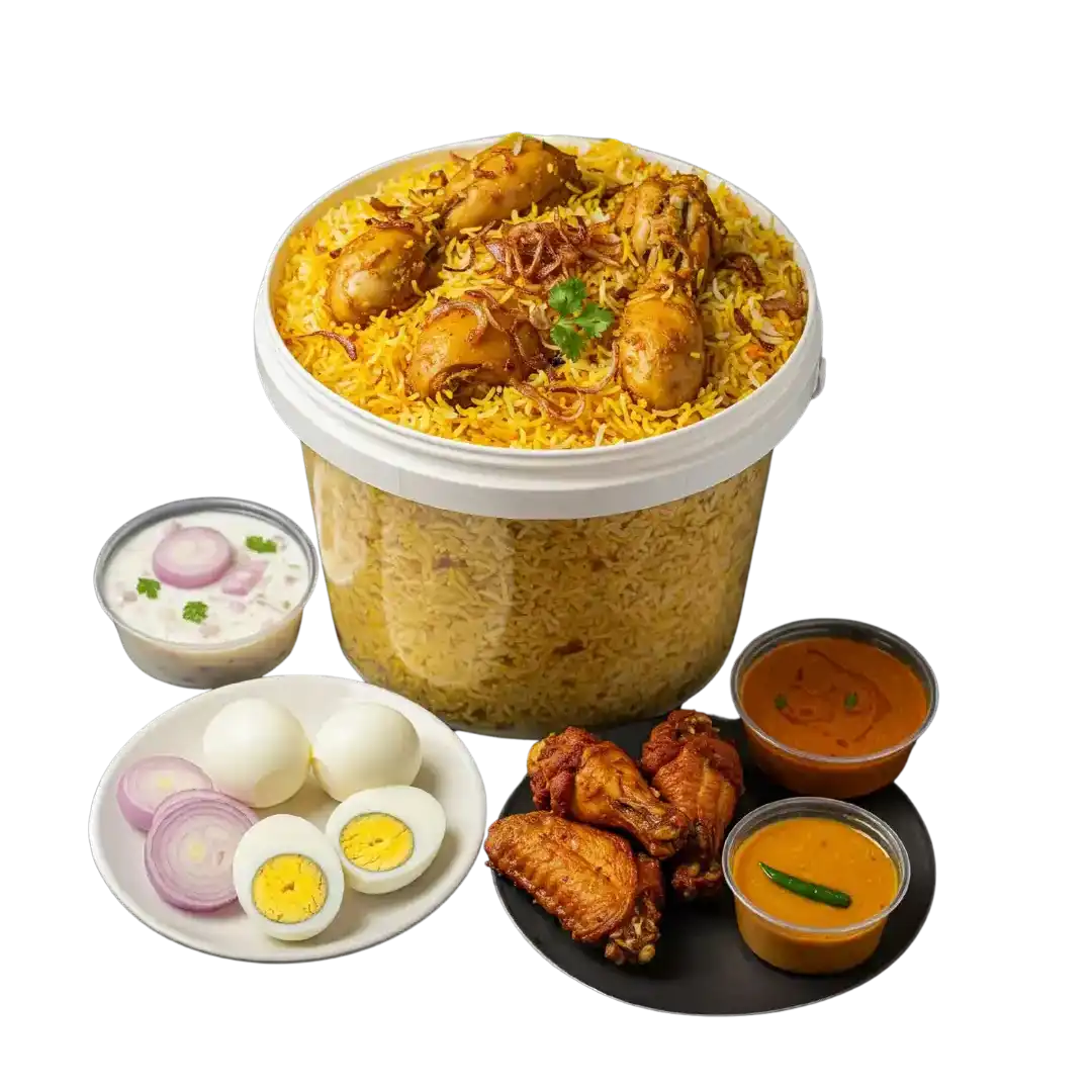 Bucket Biryani - Chicken at Athidi Indian